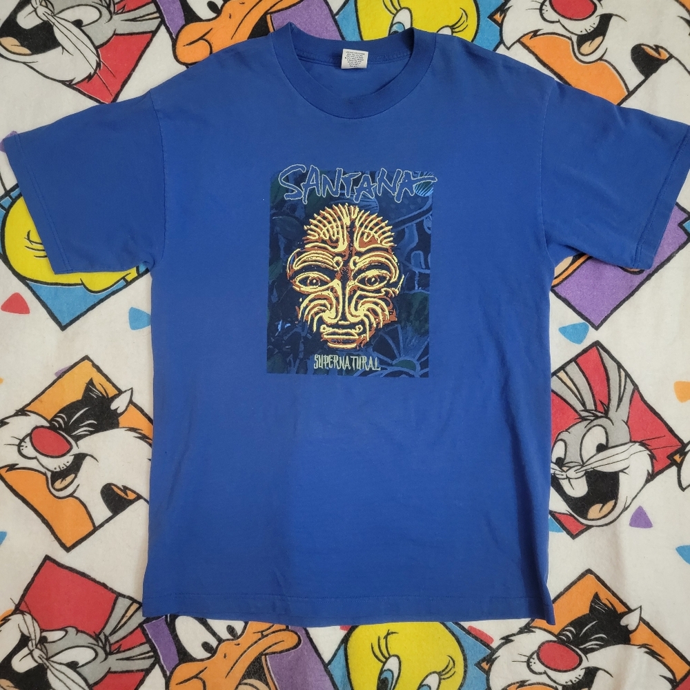 Vintage 90s SANTANA Supernatural Shirt